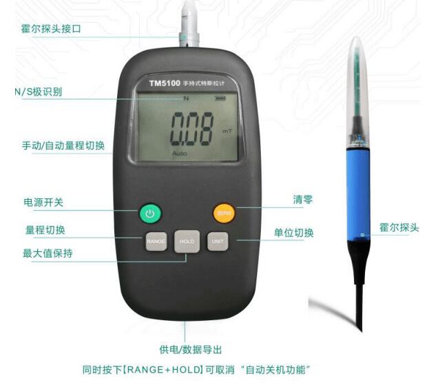 磁鐵表面磁場強度用什測量方便?